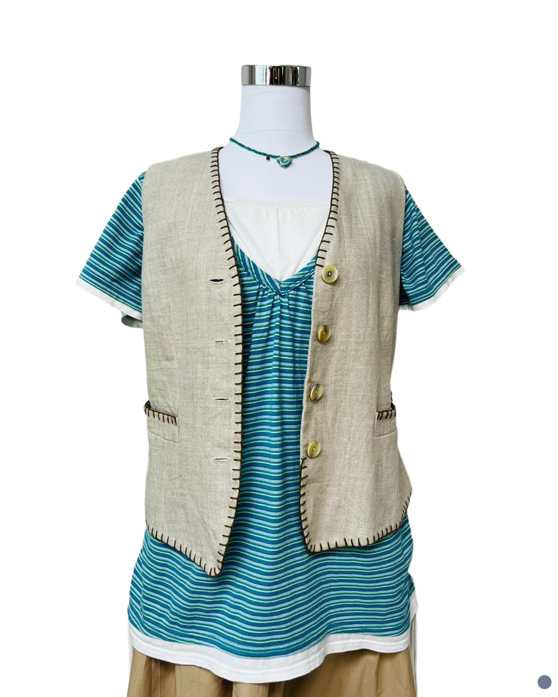 Blue layered t shirt 상품이미지7