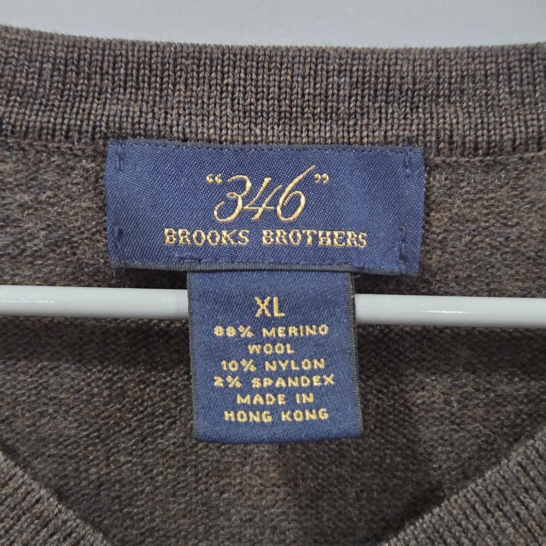 브룩스브라더스 메리노울 브이넥 니트 XL  상품이미지2