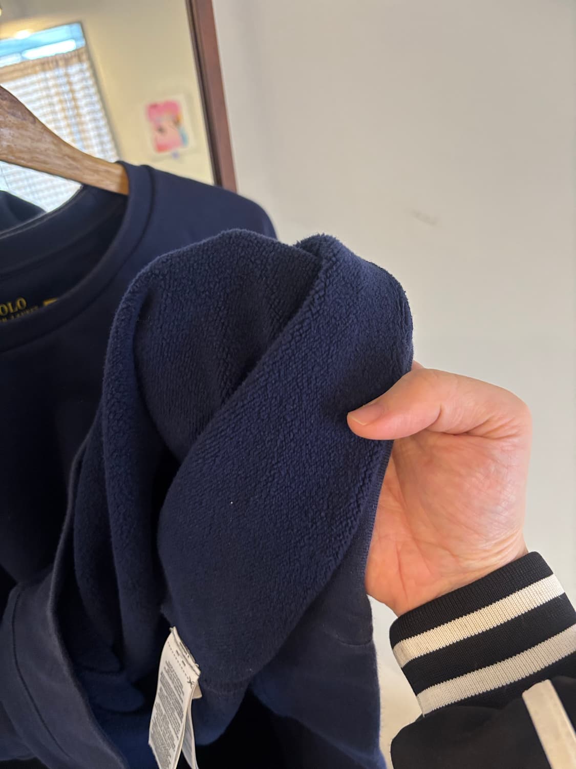 폴로 랄프로렌  퍼포먼스 베어 맨투맨 네이비 상품이미지5