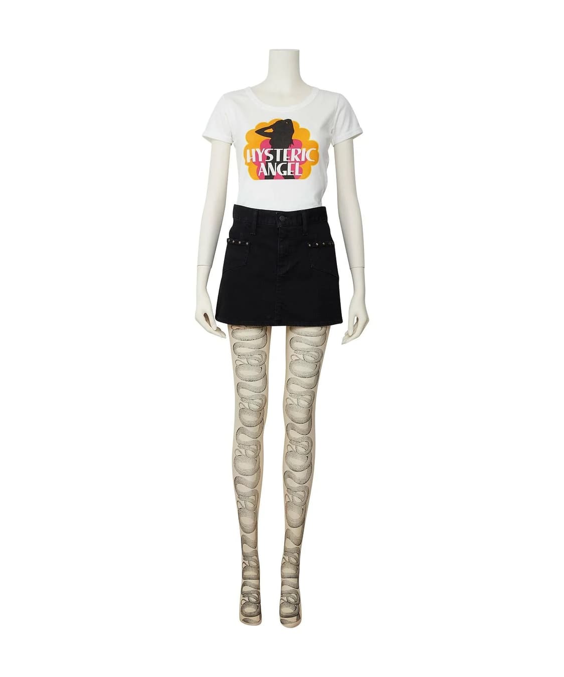 (새상품 미개봉 영수증O) 히스테릭 글래머 스네이크 루프 스타킹 타이츠 상품이미지3