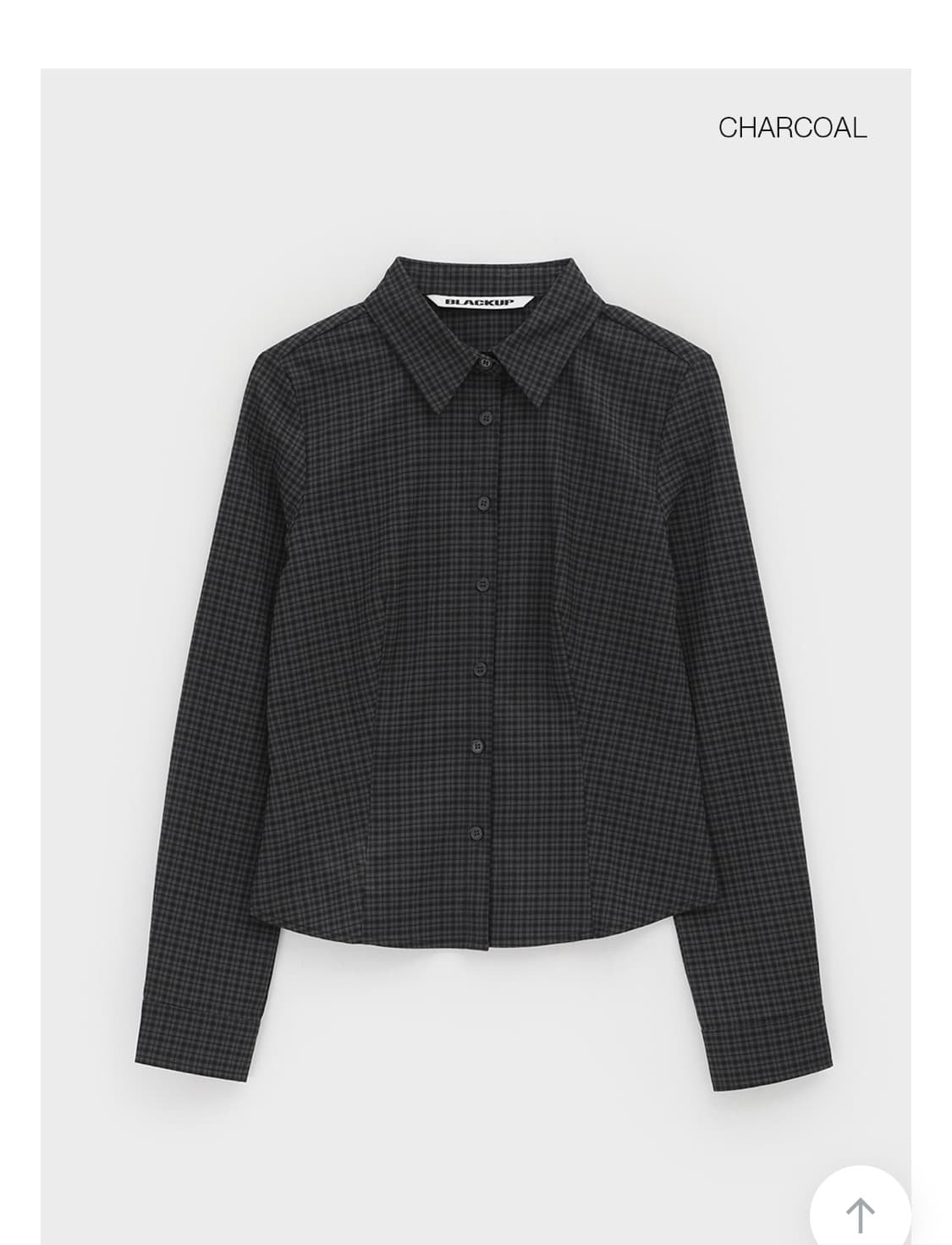 블랙업 세니아 체크셔츠 새상품 상품이미지2