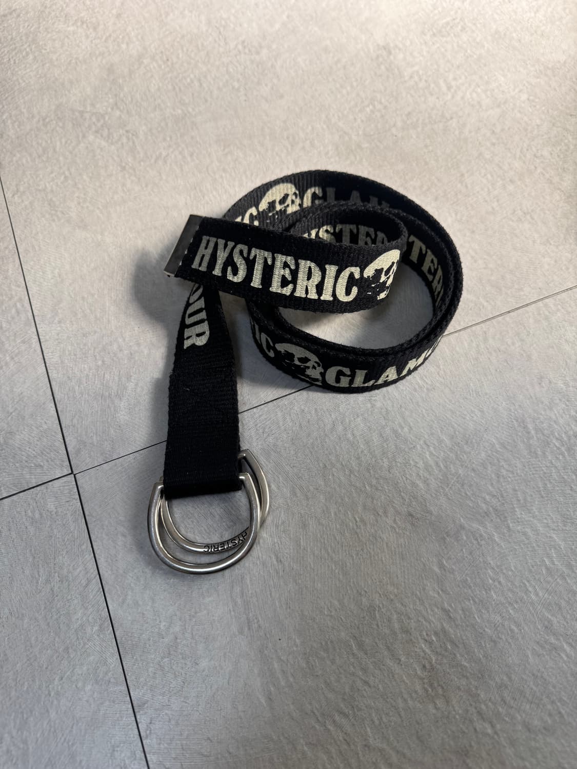 히스테릭 글래머 패브릭 스컬 링 벨트 상품이미지1