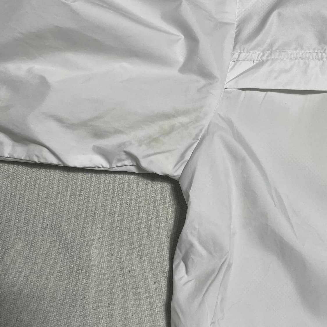 M 아디다스 첼시 블랙라인 화이트 후드 바람막이 상품이미지5