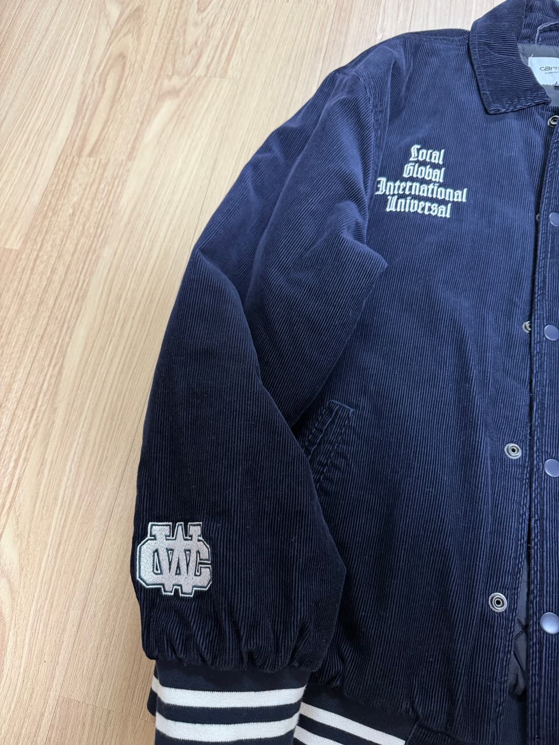 칼하트WIP 러그드 레터맨 코듀로이 바시티 L 상품이미지3