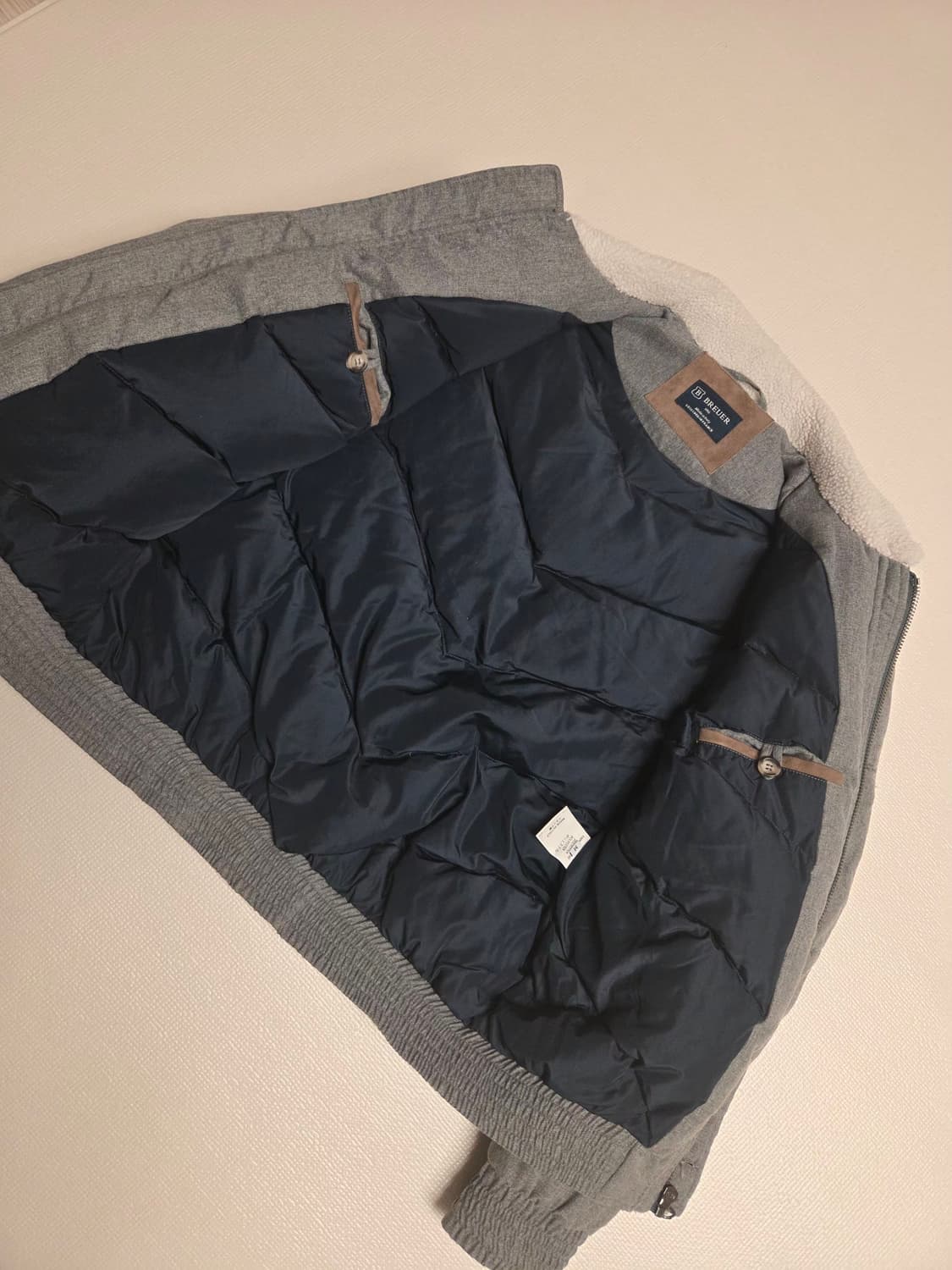 브루이어 양털 구스다운 a2 패딩 점퍼 자켓 상품이미지4