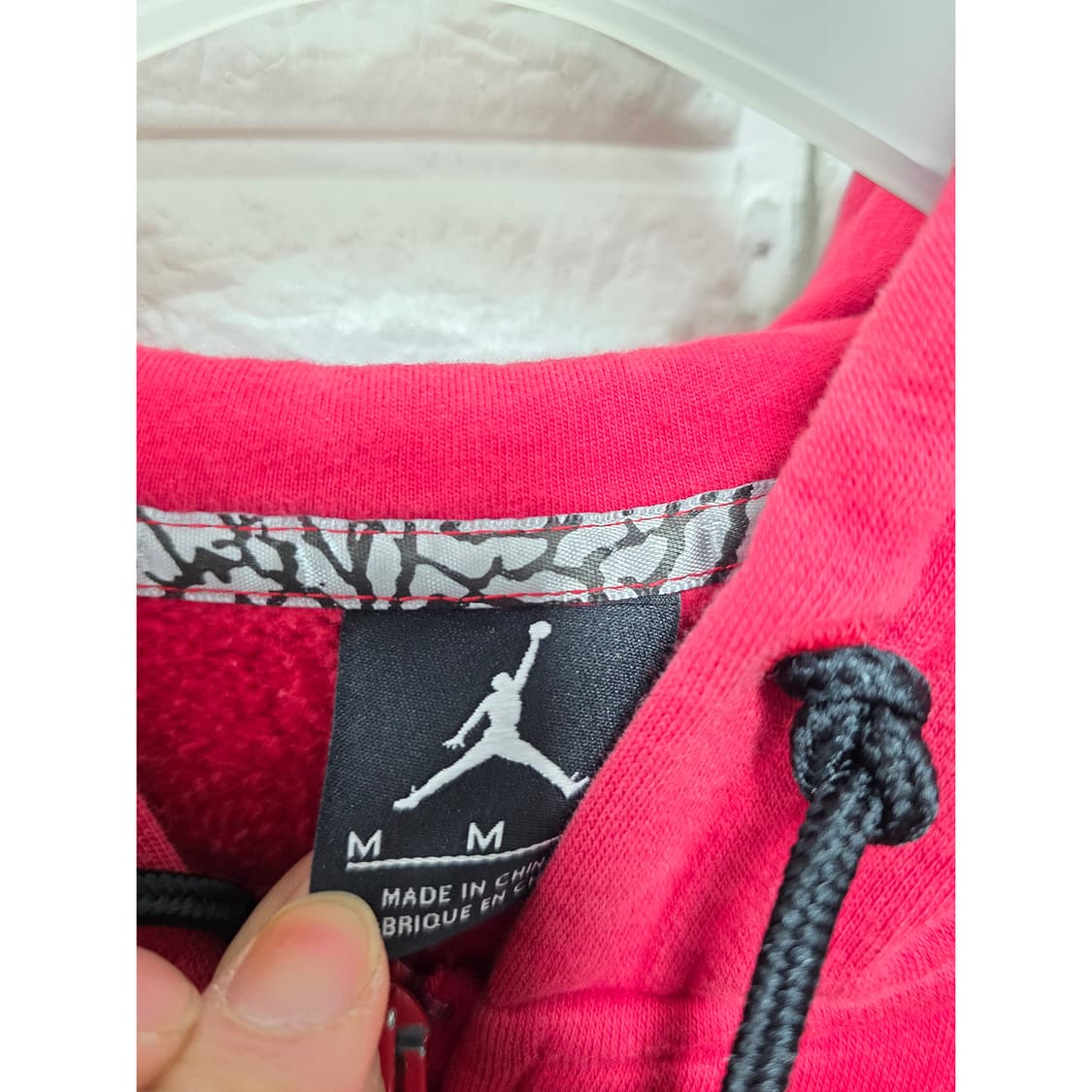 택포_ 나이키 조던 레드  후드집업 L 상품이미지2