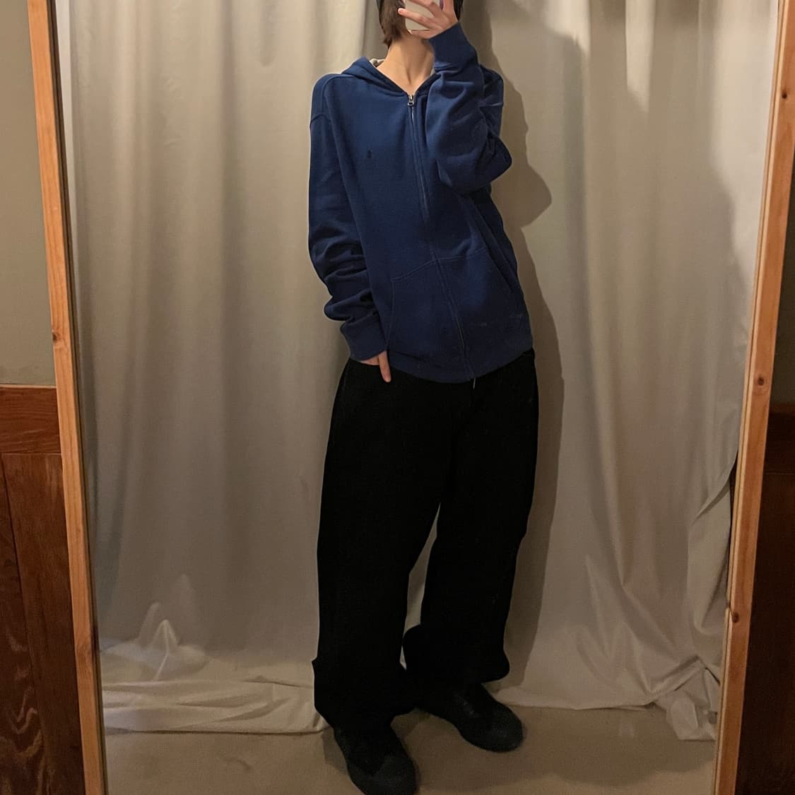 폴로랄프로렌 와플 후드집업 상품이미지4