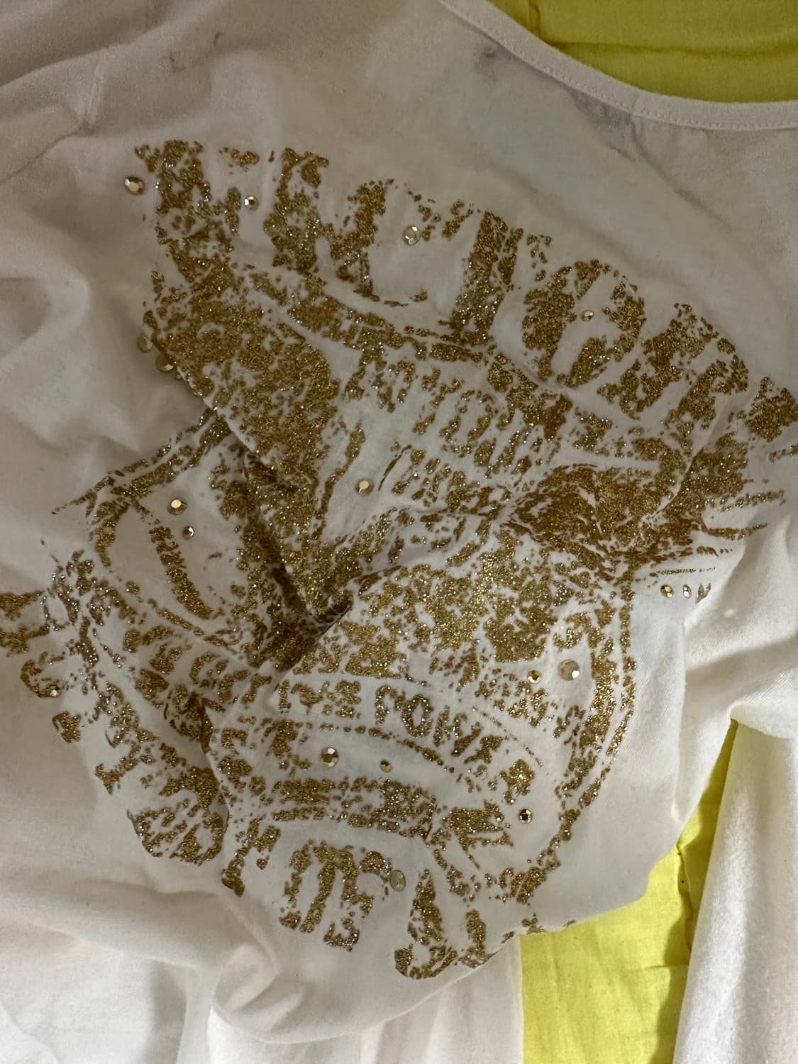 글리터 프린팅 펑크 롱슬리브  상품이미지3