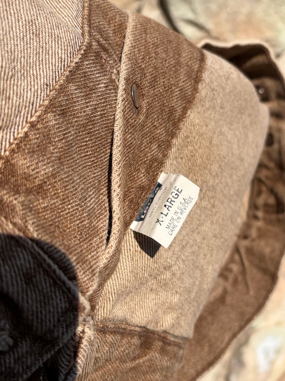 90s usa 리바이스 트러커 자켓 브라운 상품이미지5