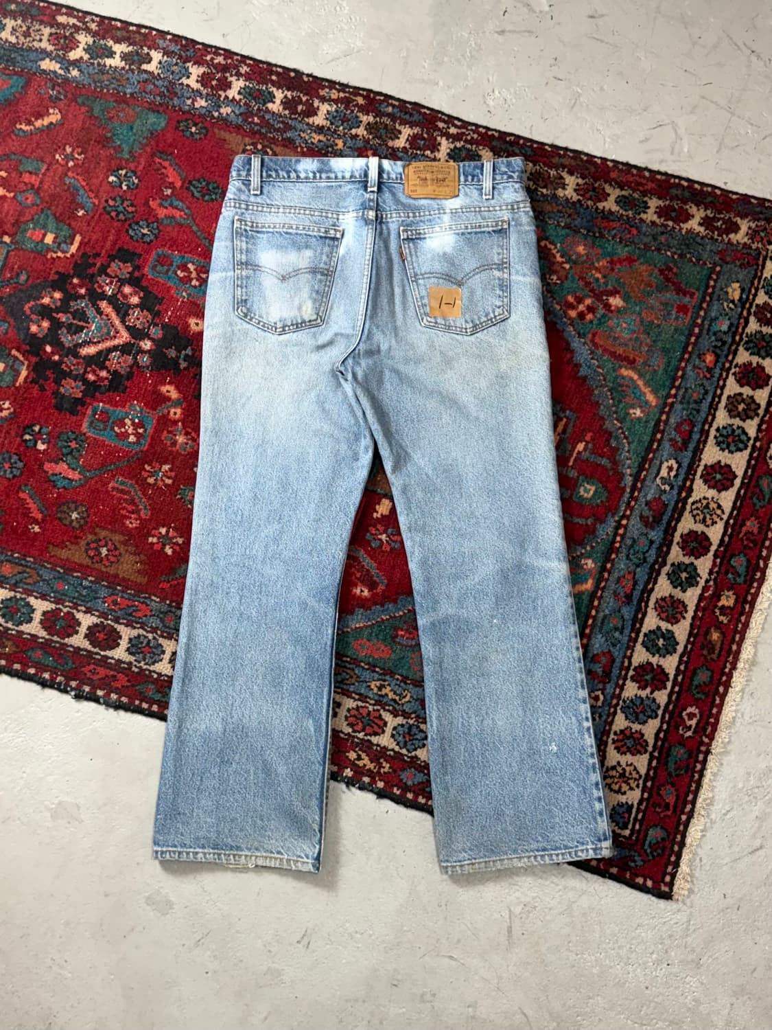 90's USA 빈티지 리바이스 517 오렌지탭 부츠컷 상품이미지3