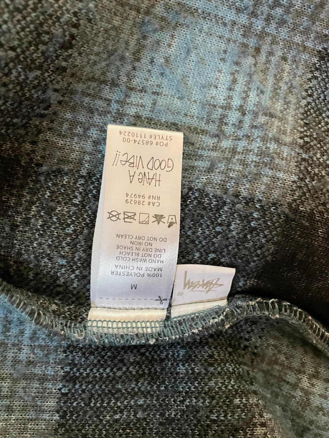 스투시 쉐도우 플레이드 쉐르파 집 셔츠 블루 상품이미지4