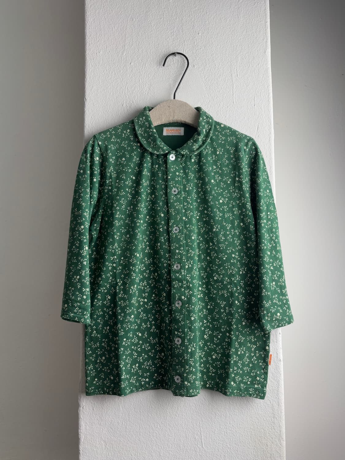 BEAMS BOY Green cotton Blouse 상품이미지1