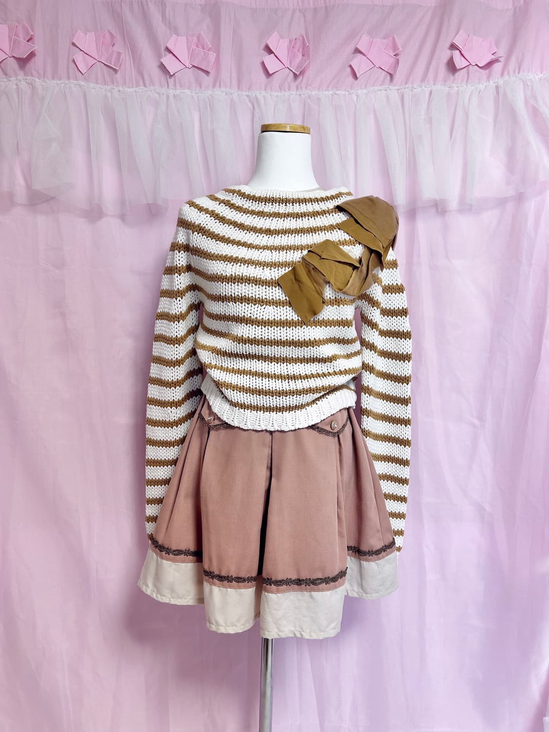 빈티지 엑시즈팜 핑크 숏팬츠 상품이미지1