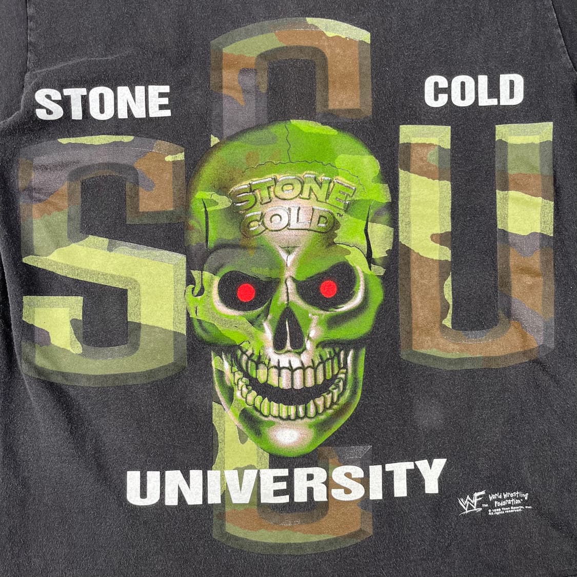 WWF 스톤콜드 유니버시티 스티브오스틴 반팔 상품이미지6