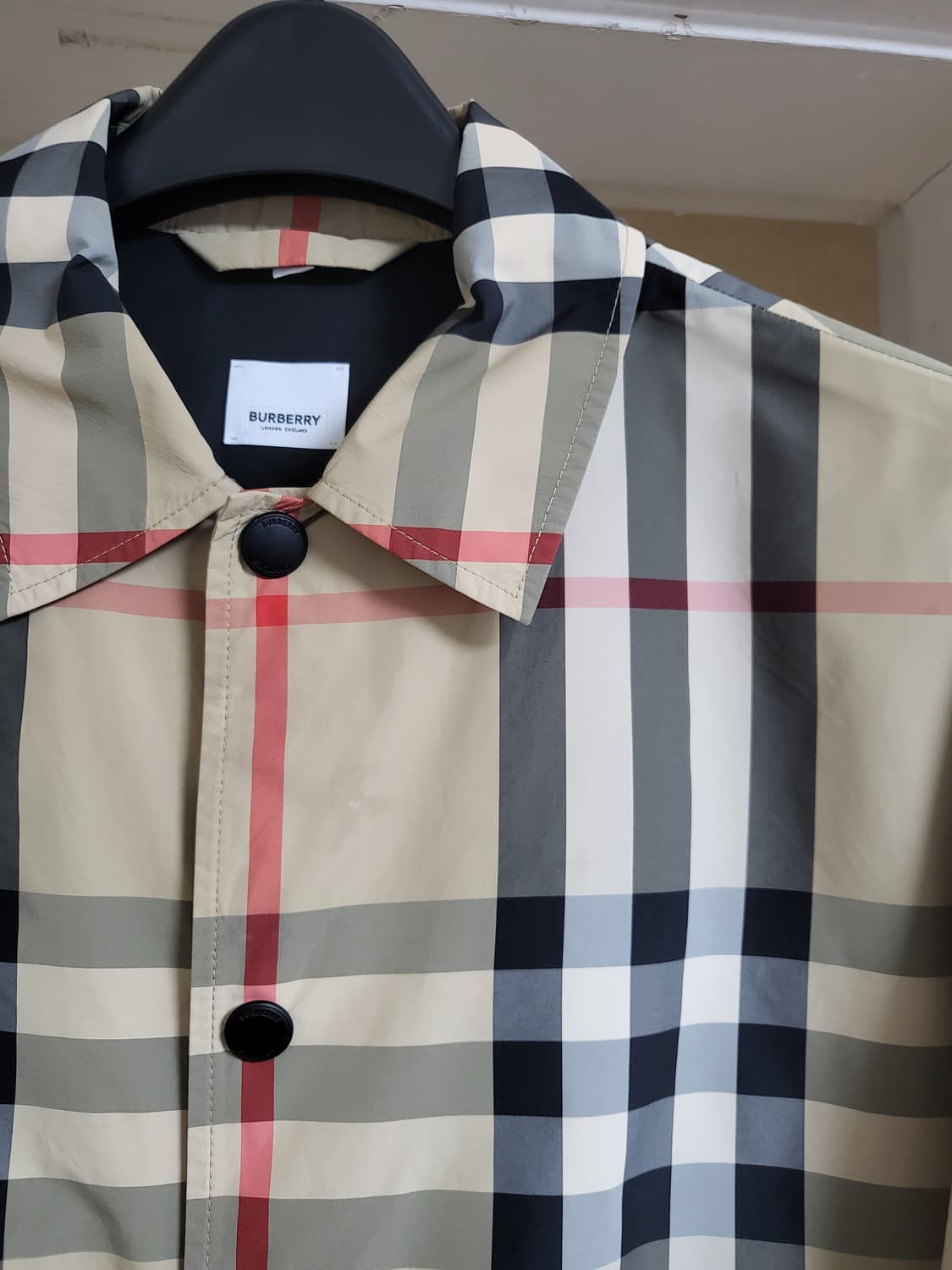 23SS 버버리 체크 자켓 m 상품이미지2