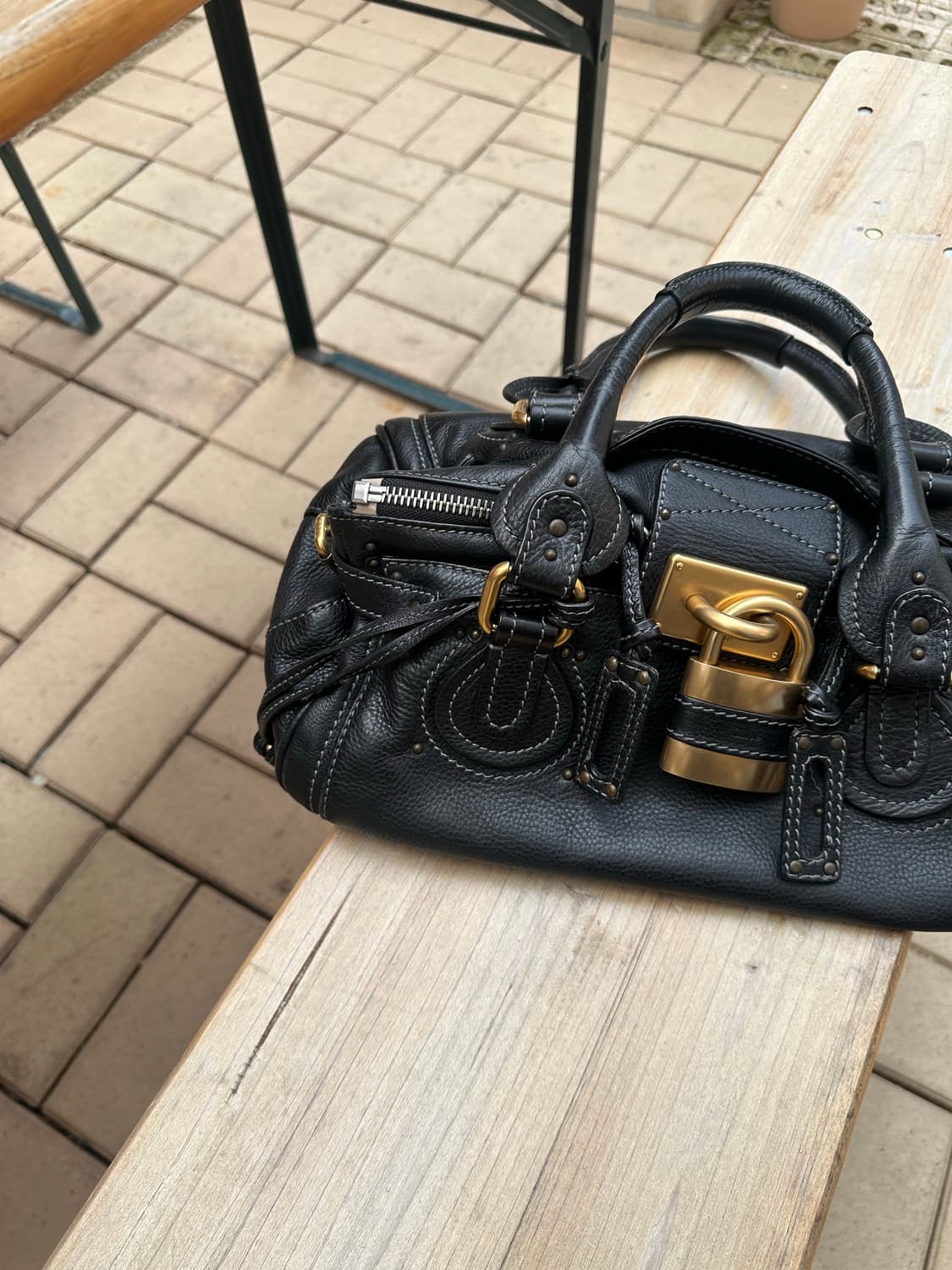 [A+ 정품] 끌로에 패딩턴백 블랙 상품이미지4