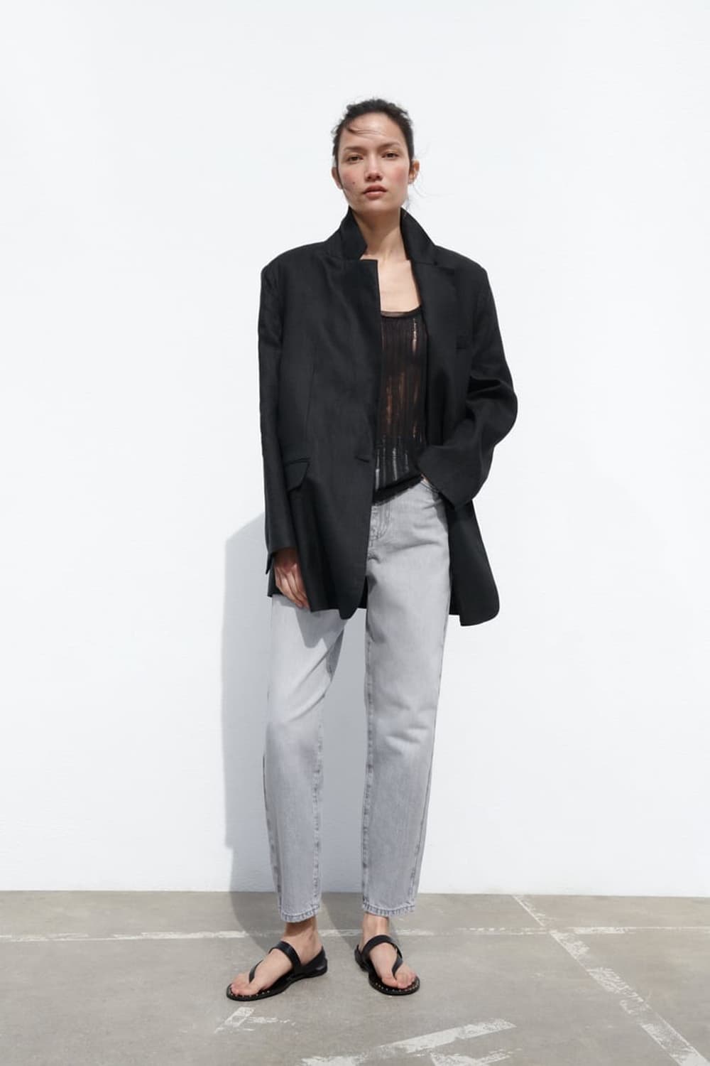 ZARA 자라 그레이 데님 상품이미지1
