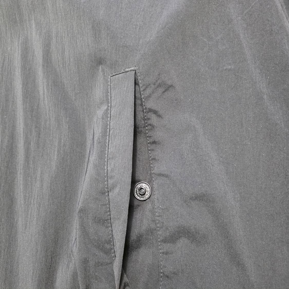 0180 [윌슨] 블랙 바람막이 후드 아노락 M 공용 상품이미지5