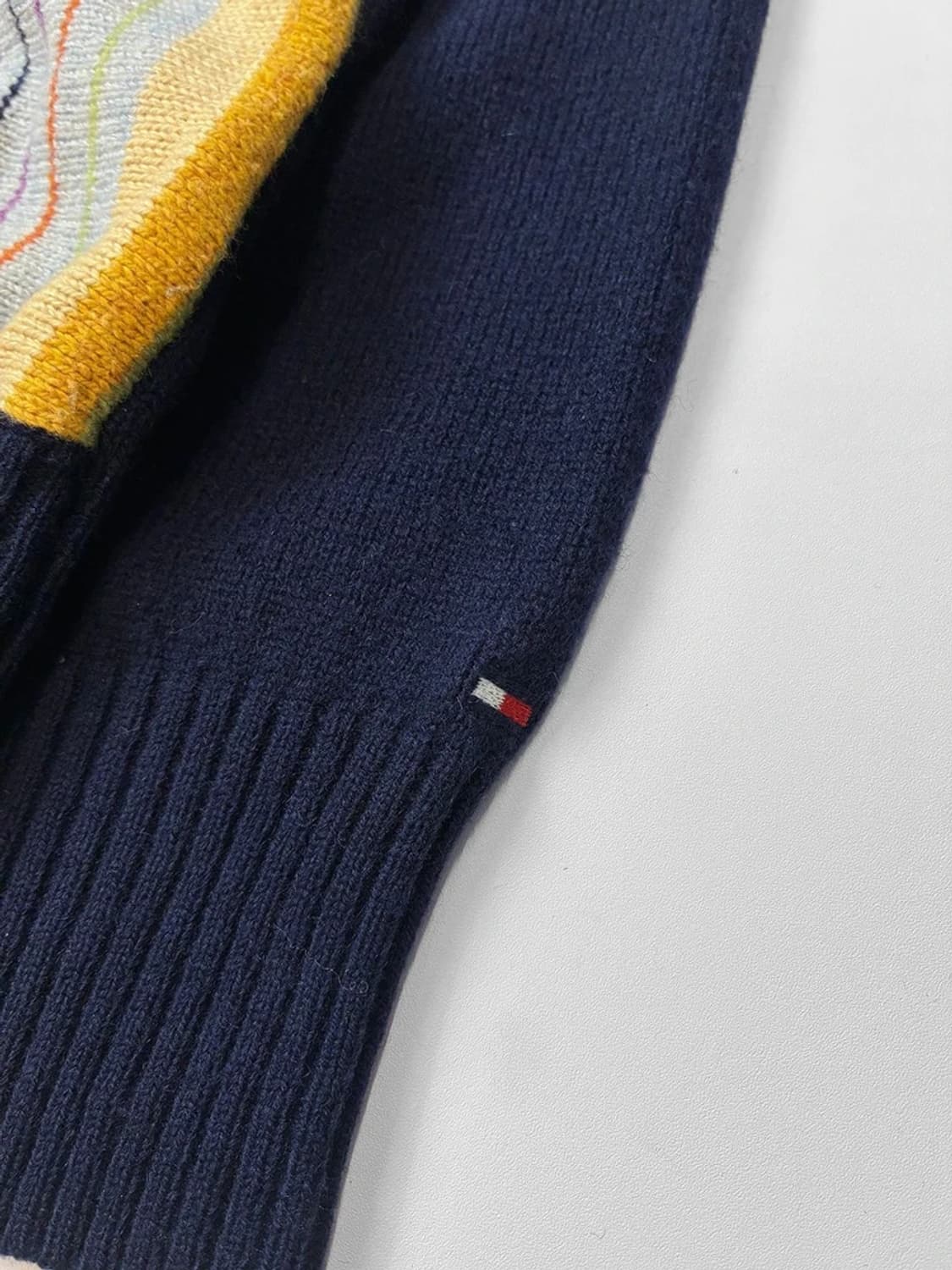 타미힐피거 올드스쿨 멀티컬러 스트라이프 니트 집업] PN5425 상품이미지4