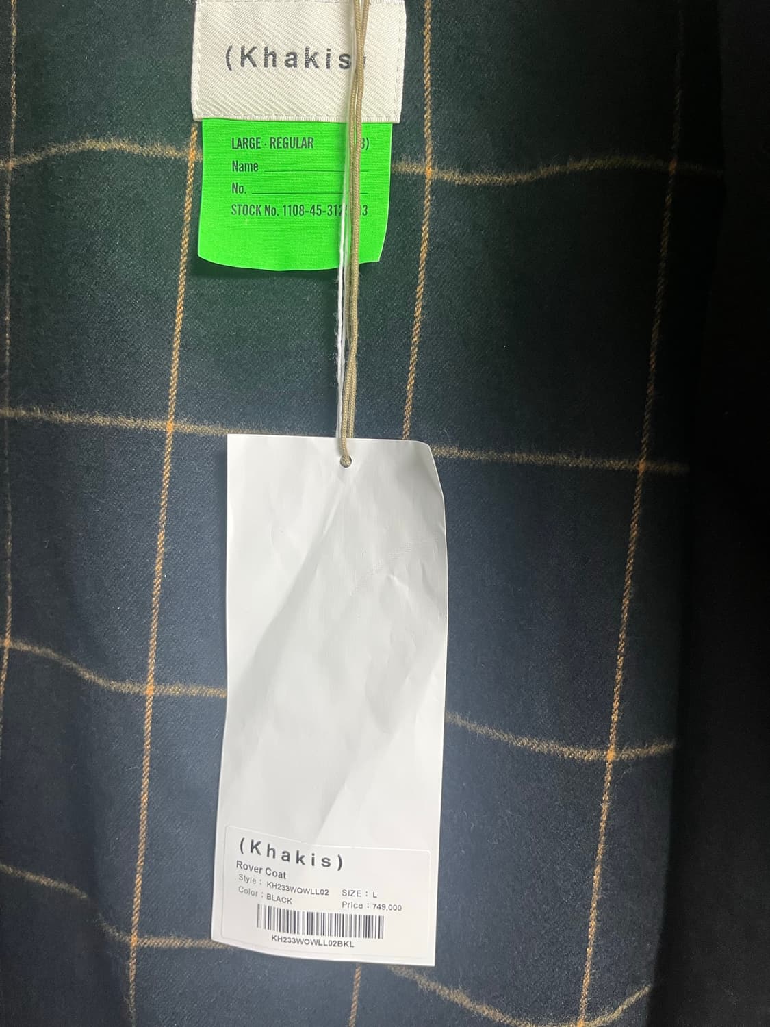 카키스 로버코트 블랙 L 상품이미지3