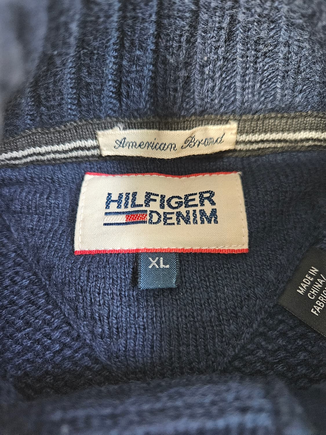 타미힐피거 미국 노르딕 니트 클래식 케이블 스웨터 남성 XL 상품이미지4