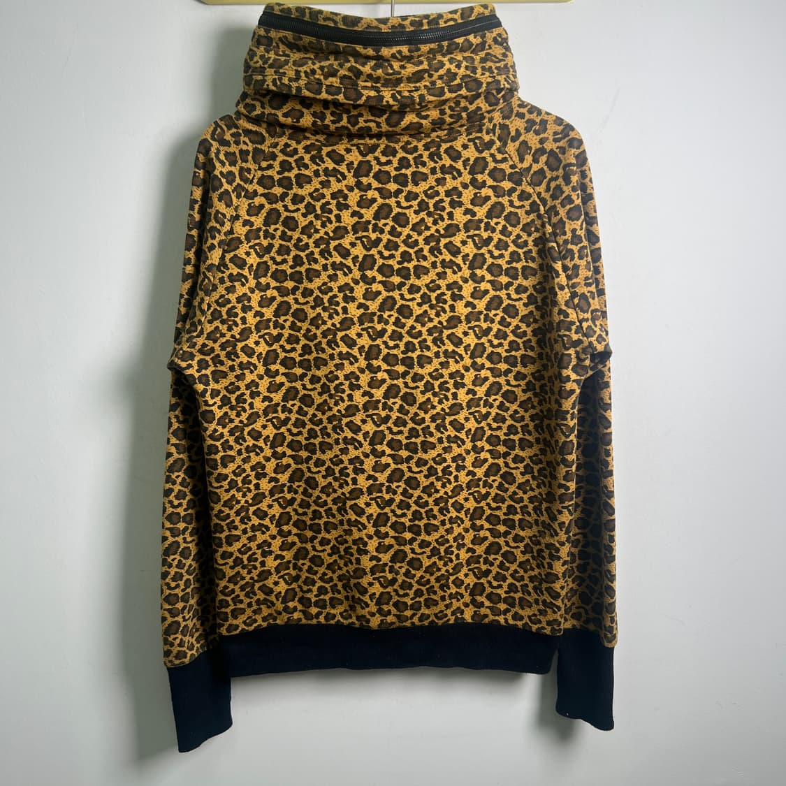 정글 스톰 레오파드 더블 지퍼 하이넥 자켓 L 상품이미지6