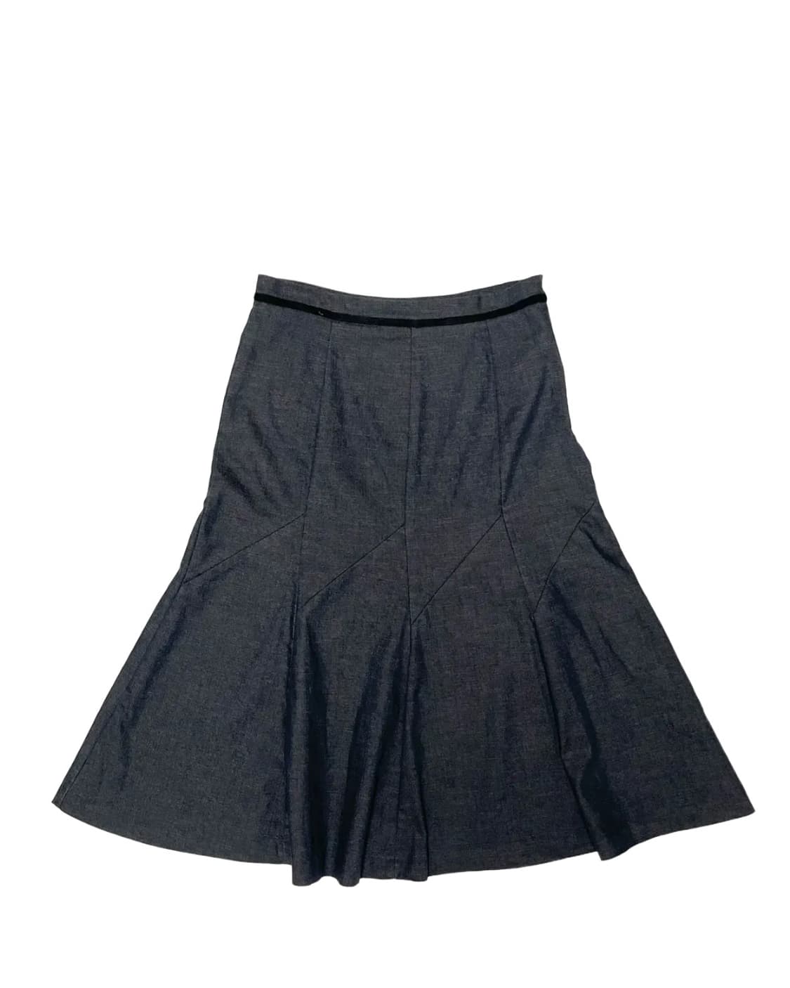 Dark denim flared skirt 상품이미지1