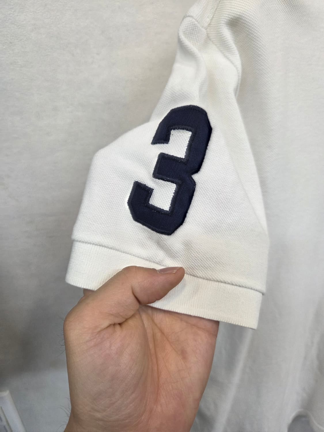 폴로랄프로렌 여성 구형 빅포니 화이트 카라반팔 L 상품이미지5