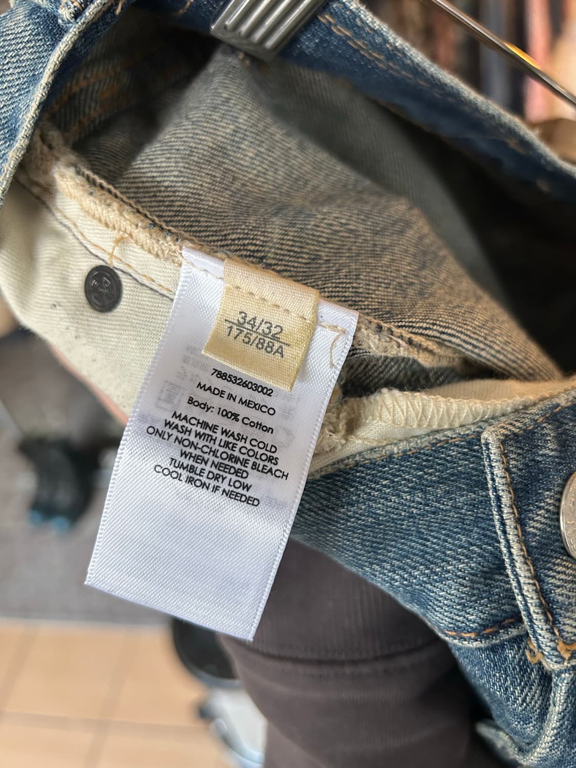 데님앤서플라이 워싱진 34(36)in 상품이미지6