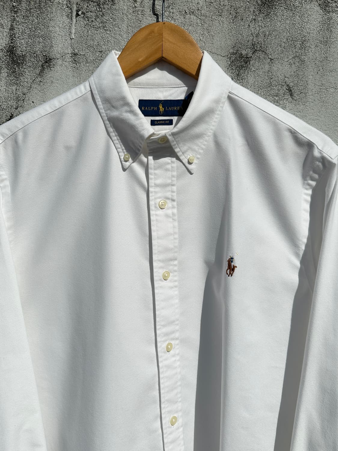 [2XL] 폴로 랄프로렌 화이트 옥스포드 셔츠 상품이미지2