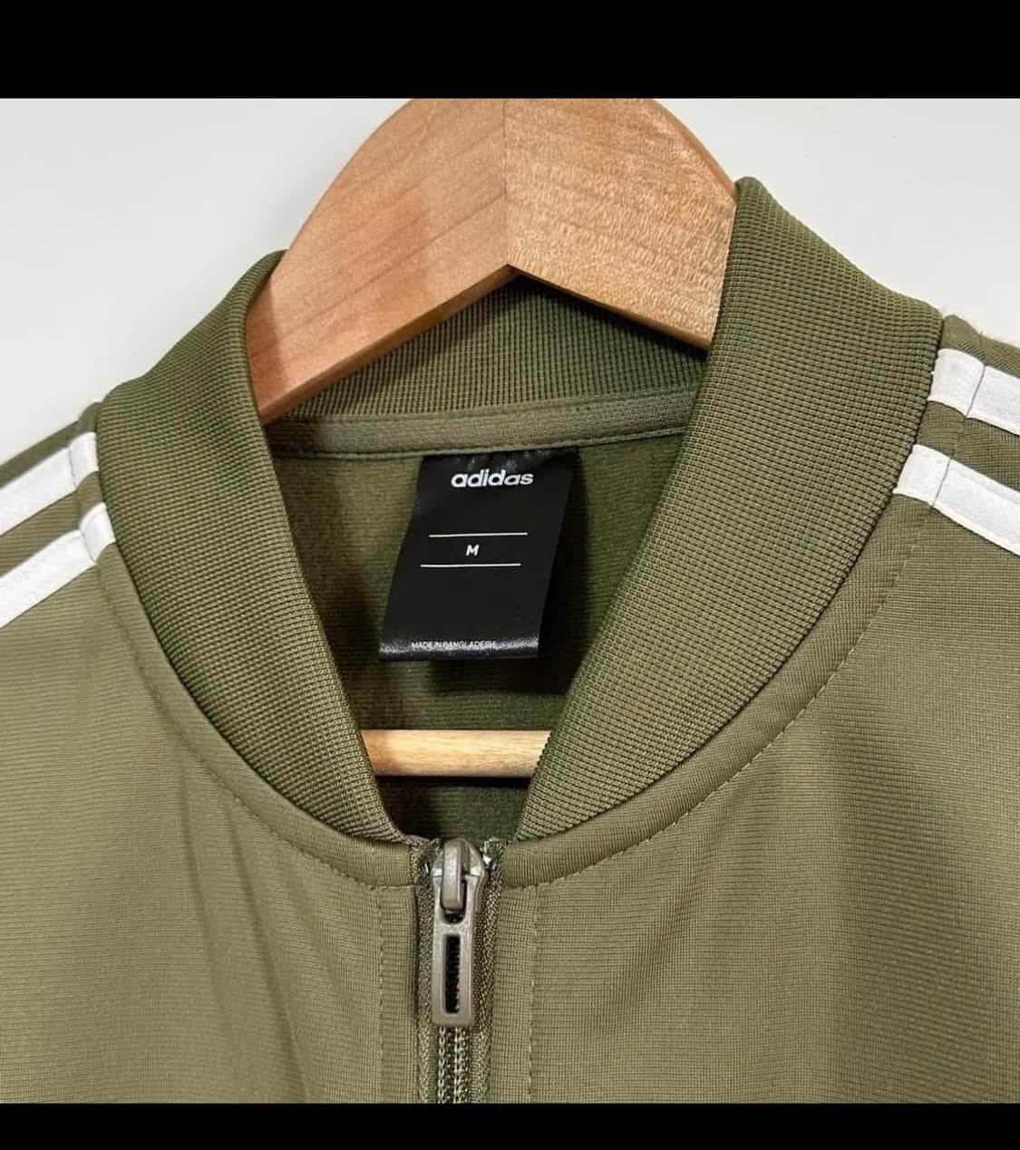 아디다스 카키색 연카키 올리브 트랙탑 져지 M 상품이미지2