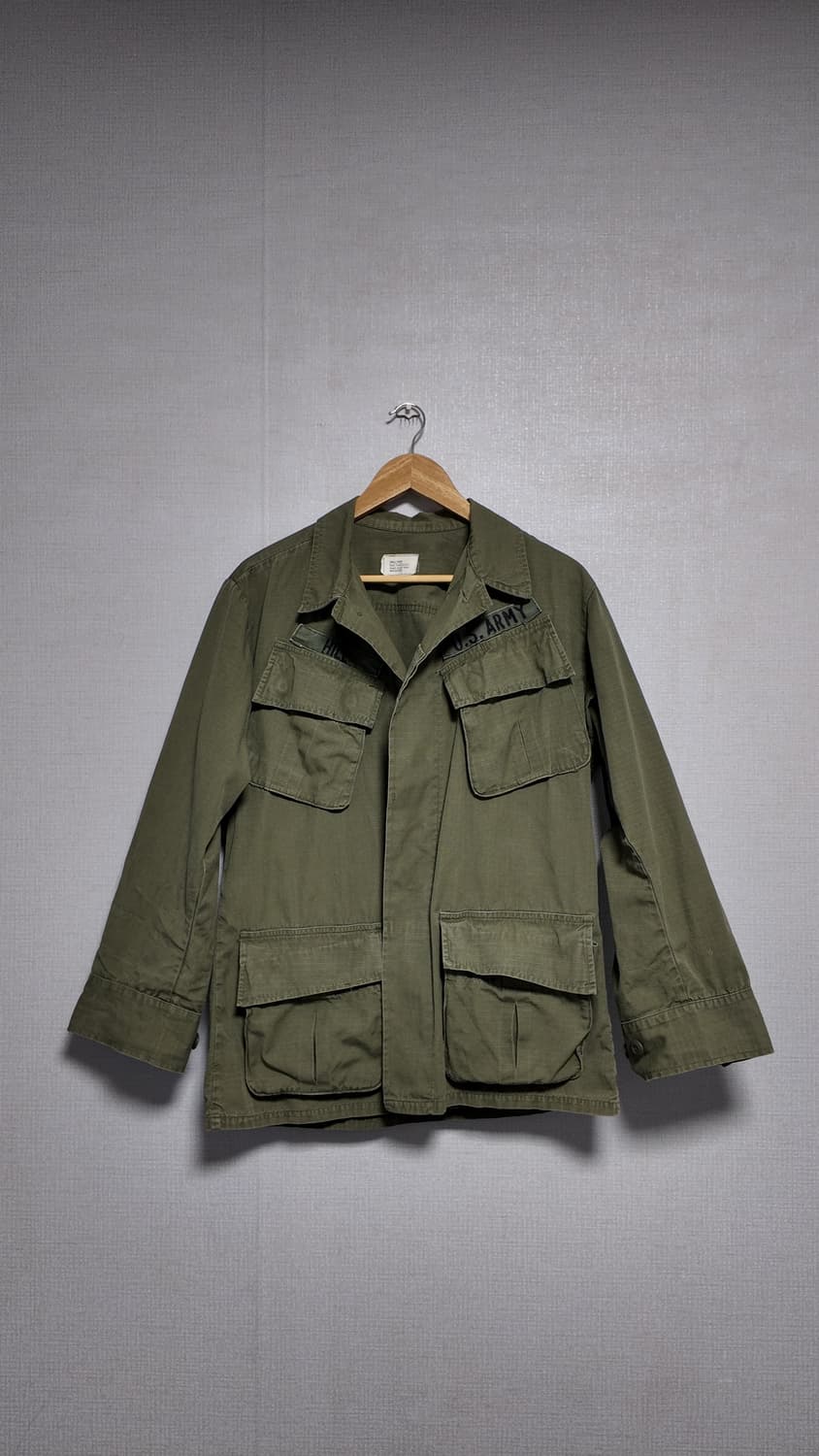 [Small Short]미군 오리지널 정글퍼티그 자켓 야상 4세대 립스탑 상품이미지1