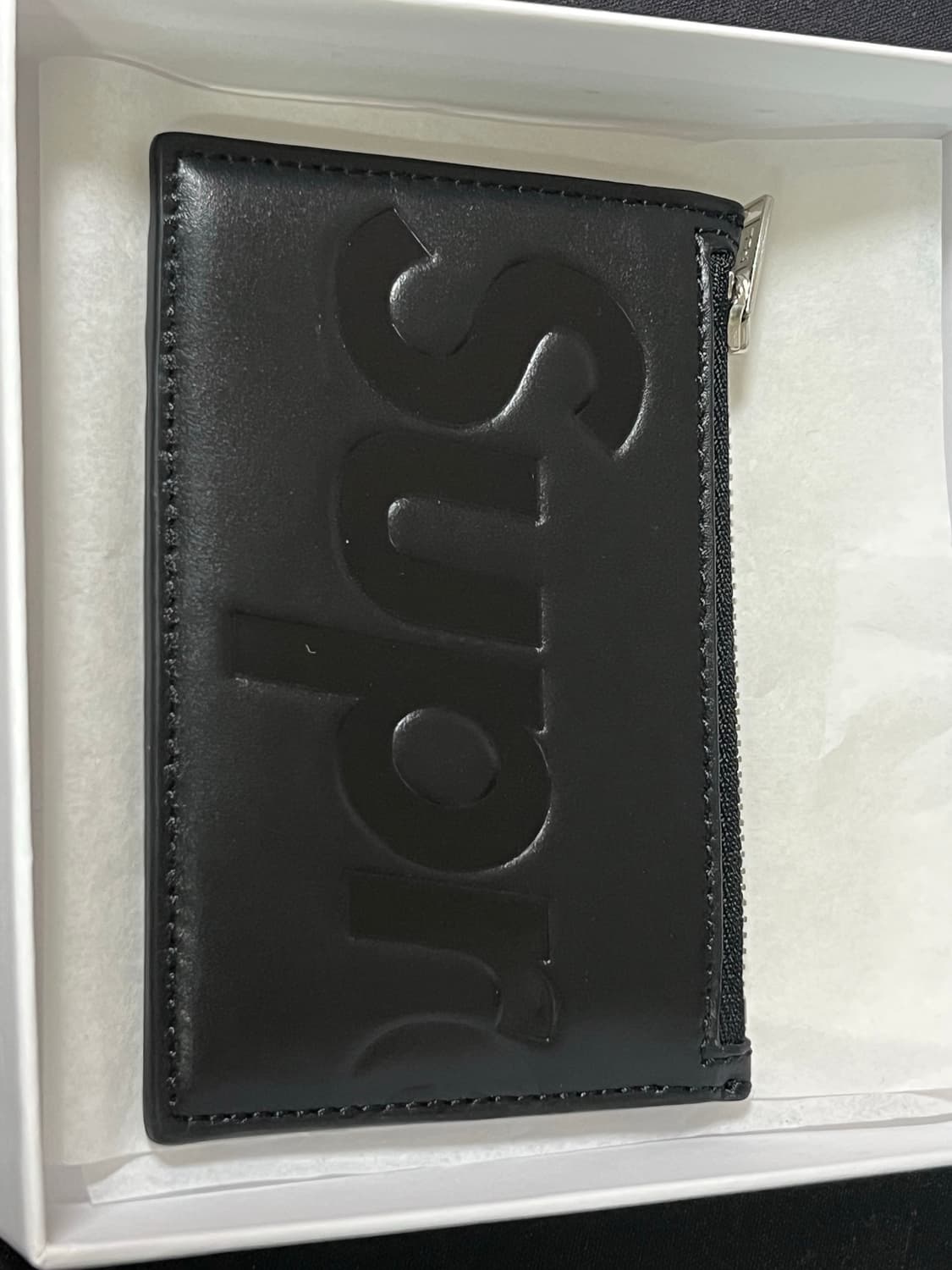 슈프림 레더 카드지갑 상품이미지1