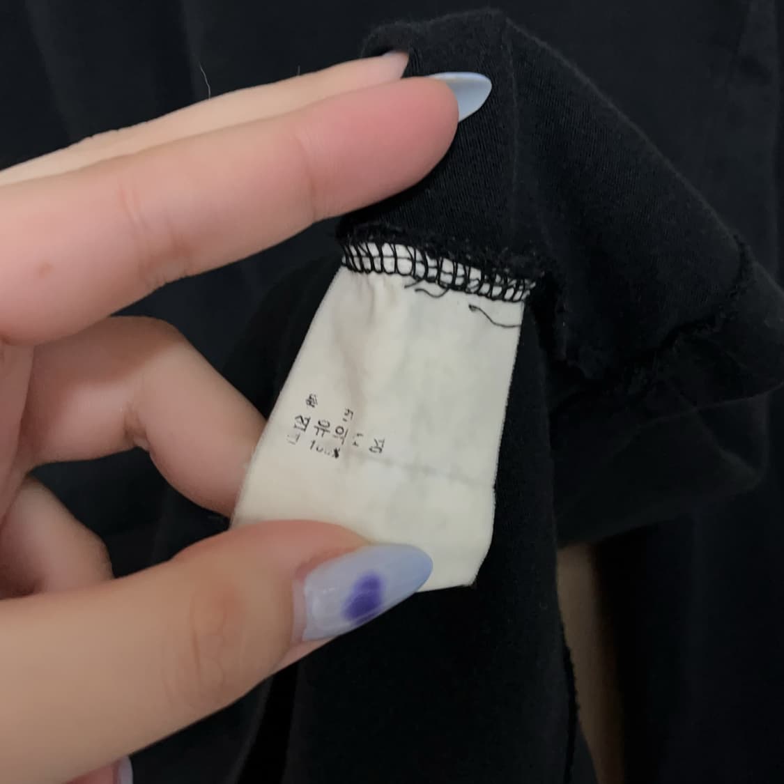 [정품] 폴로 블랙 / 레드포니 라운드 긴팔티 [ L ] 상품이미지8