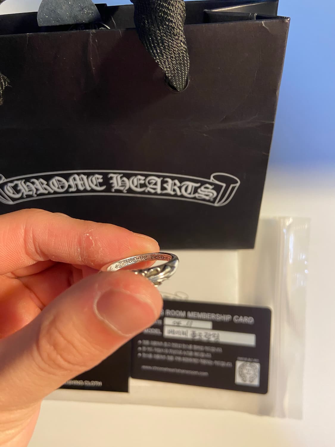 크롬하츠 베이비플로랄링 사이즈 us 7.5 상품이미지3