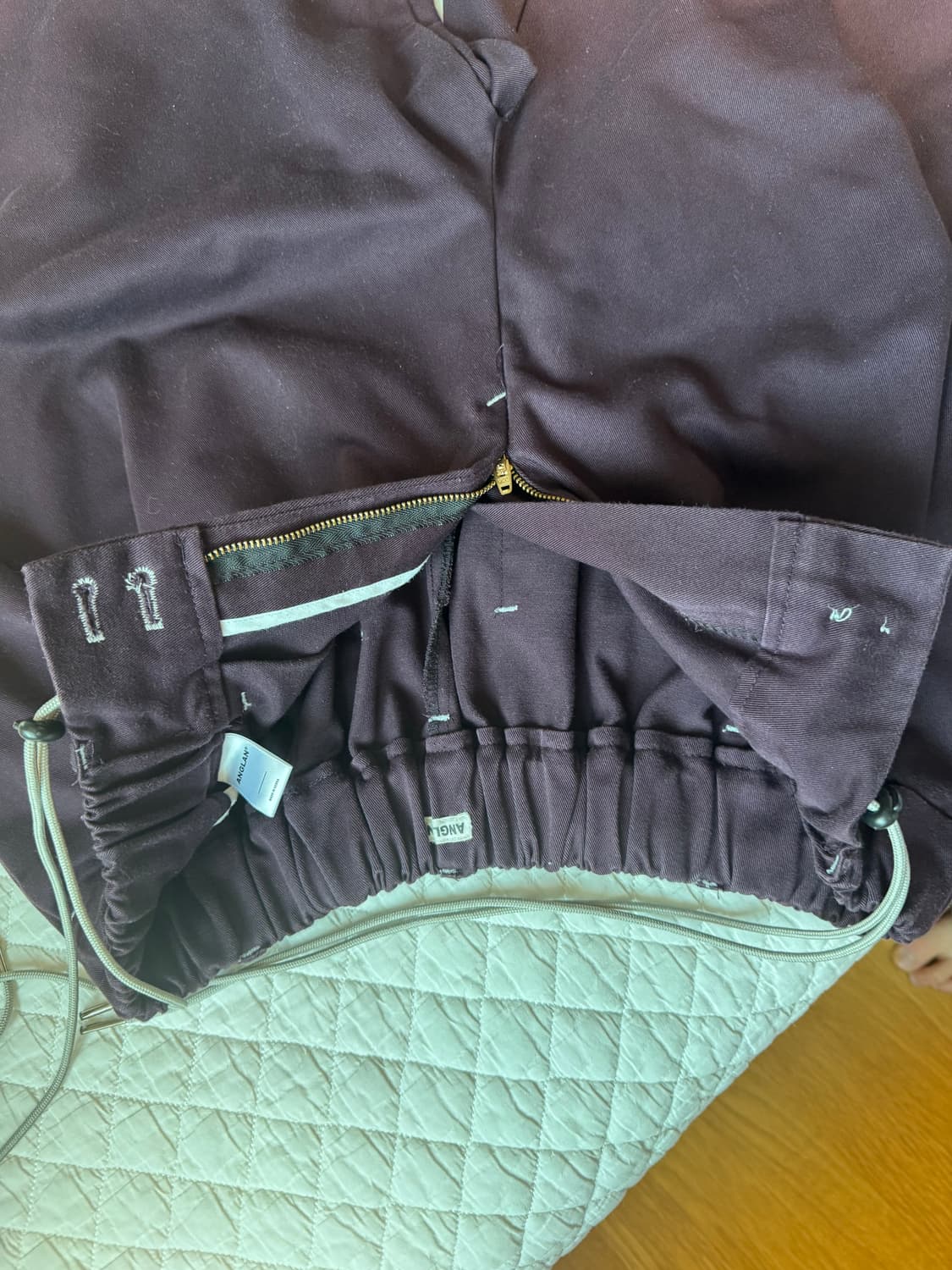 ANGLAN 앵글런 와이드 벌룬 팬츠 퍼플 상품이미지7