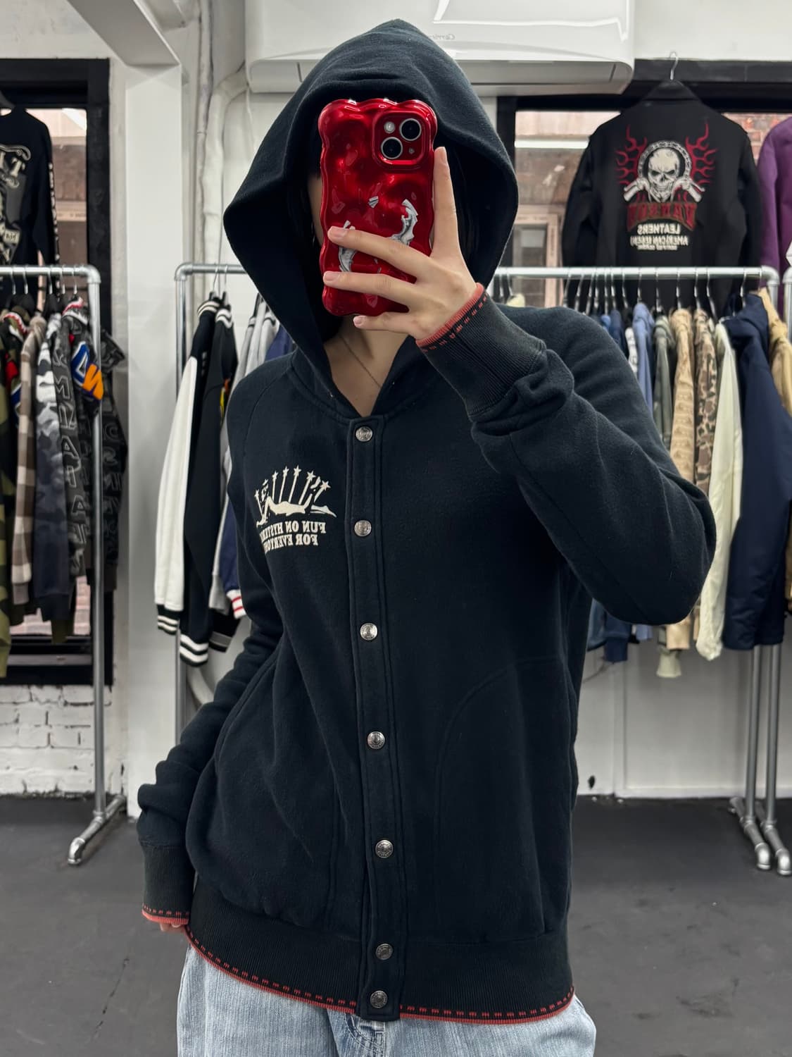 히스테릭 글래머 히스걸 코튼 후드 자켓 상품이미지4