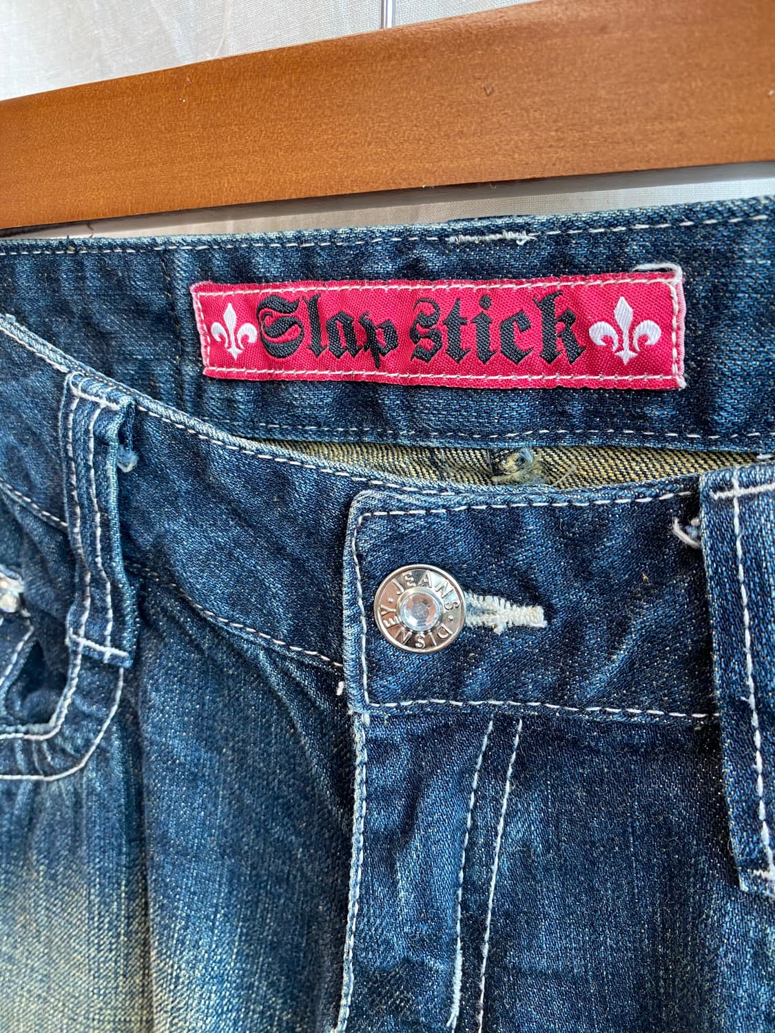 Y2K 로우라이즈 데님팬츠(27) 상품이미지5