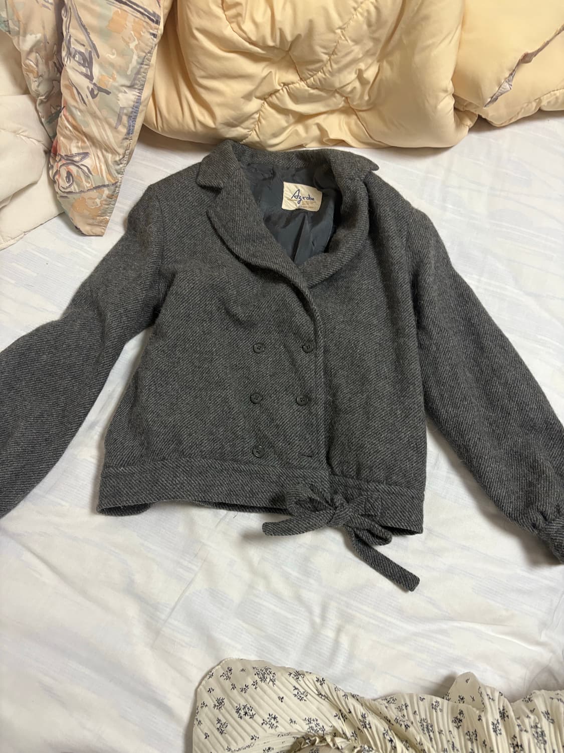 일본 빈티지 프레피 숏코트 상품이미지2