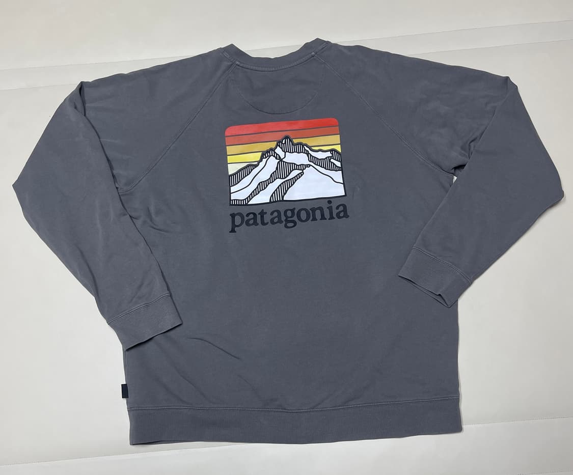 파타고니아 오가닉 맨투맨 XL 그레이 상품이미지2
