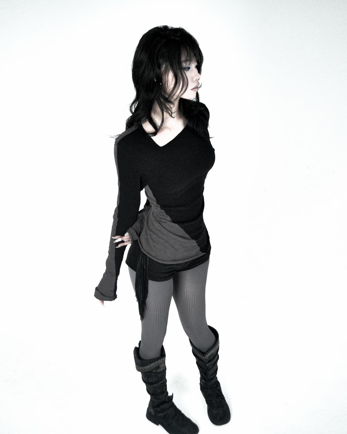 Made* Twisted Asymmetric Long Sleeve 상품이미지3