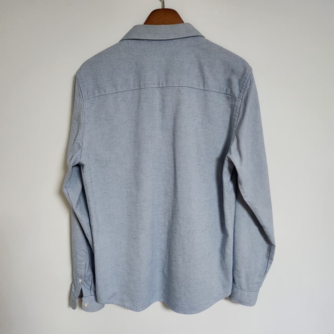 [40] 아미 블루 빅하트 코튼 셔츠 H19C024 상품이미지6