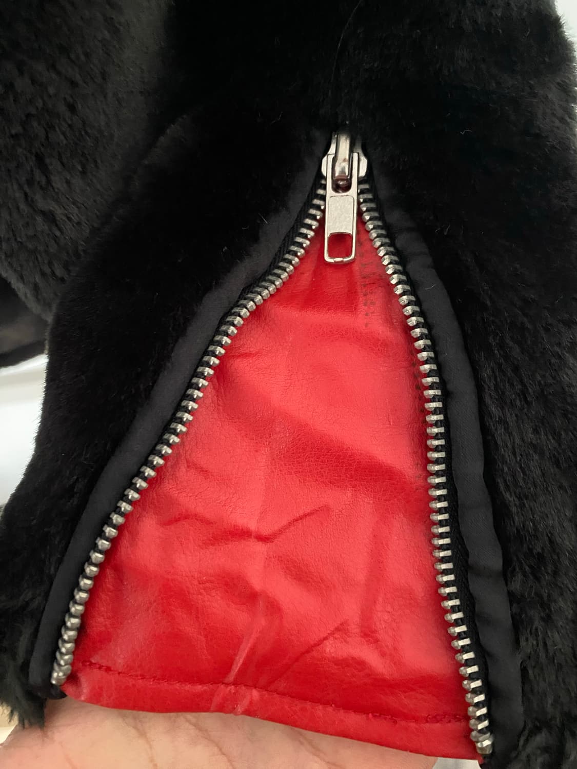 크림소다 퍼 재킷 상품이미지7