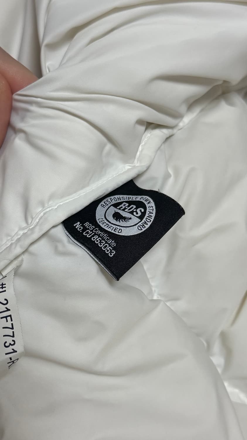 노스페이스 눕시 화이트 패딩 상품이미지8