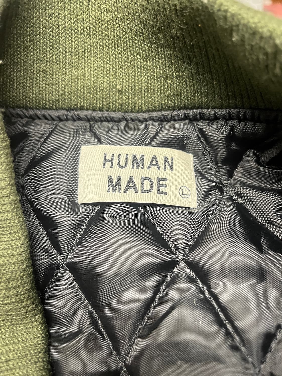 휴먼메이드 울 바디 MA-1 믹스 봄버 자켓 상품이미지3