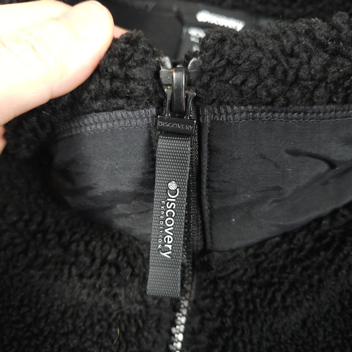 디스커버리 뽀글이 후리스 블랙 상품이미지3