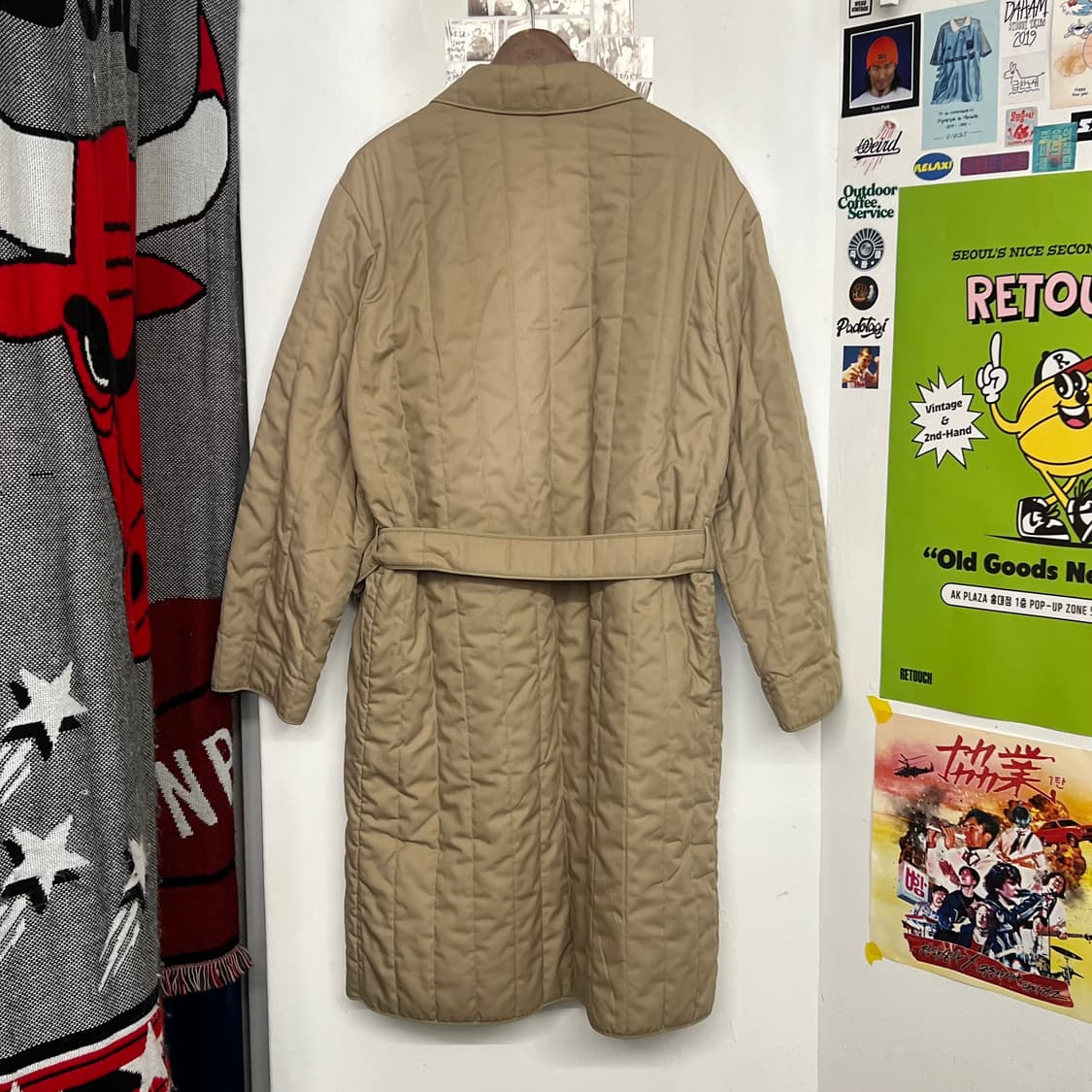 아쿠아스큐텀 퀼팅 싱글 코트 상품이미지10