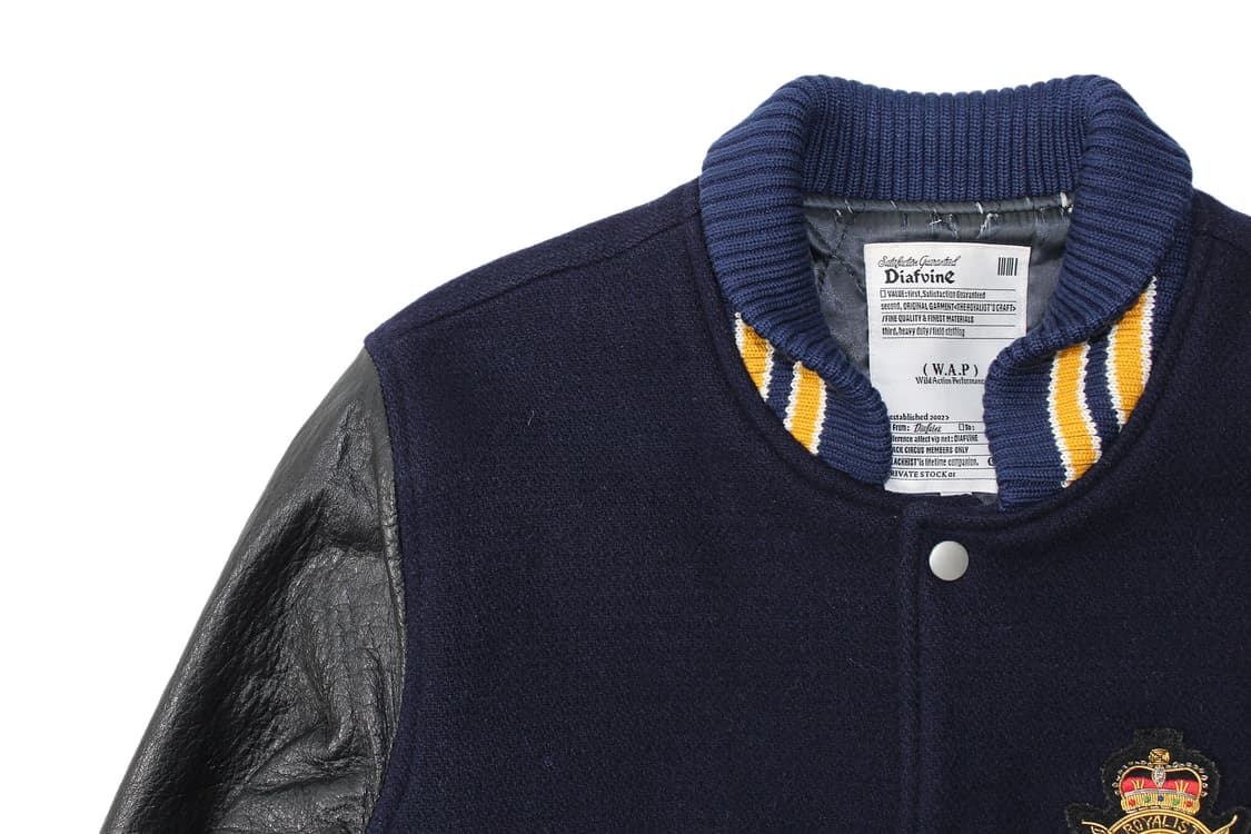 Diafvine 디아프바인 크레스트 바시티 자켓 상품이미지2