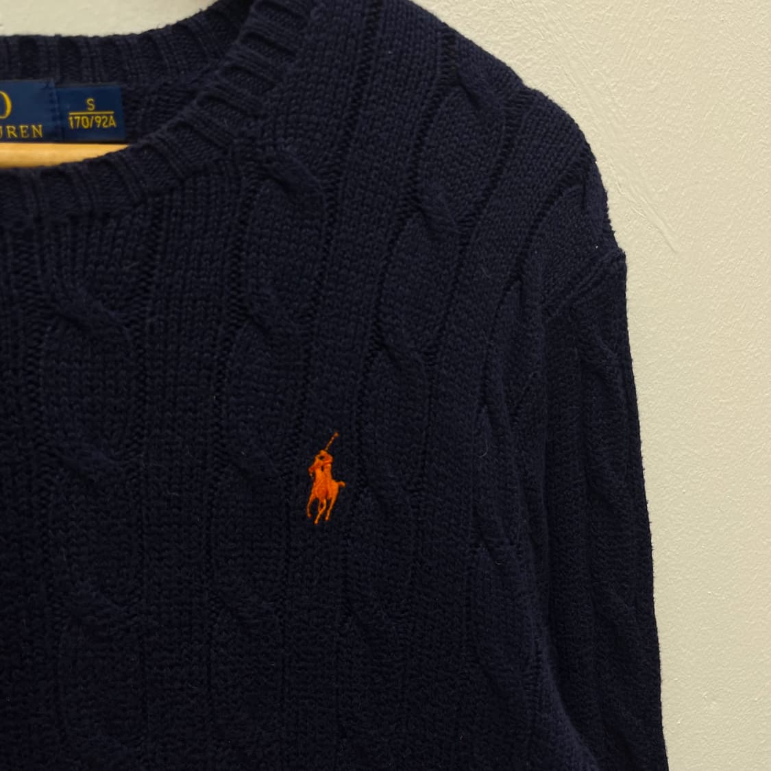 [S] 폴로 포니 로고 케이블 니트 상품이미지4