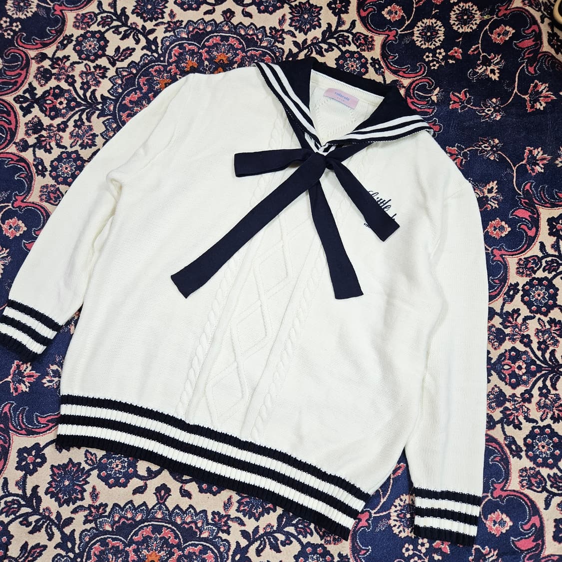 로라로라 세일러 니트 Free size 상품이미지1
